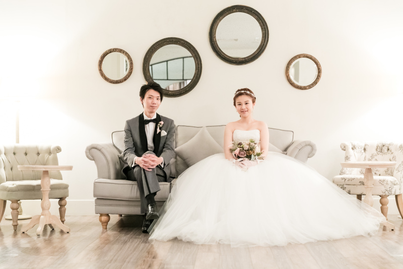 ソファーのフォトブース