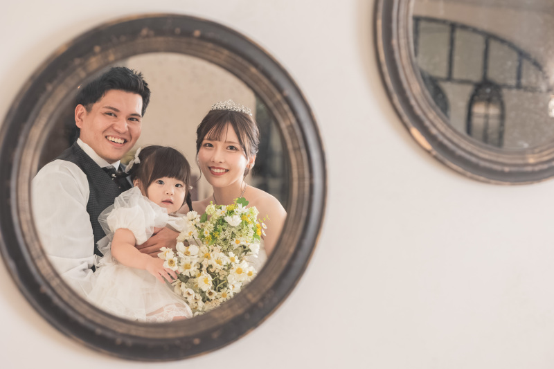 家族の記念写真としても心に残る一日