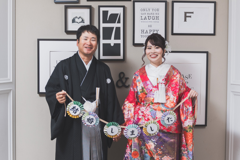 和装の撮影からスタート!!