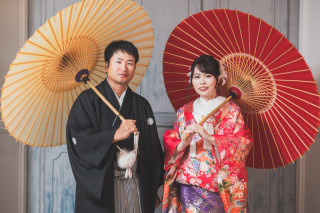 洋装・和装3着で撮影＊　