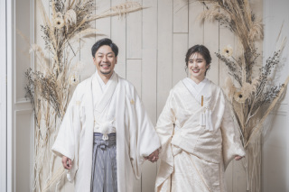 和装とドレスで雰囲気を変えて◎和装×洋装シークレット