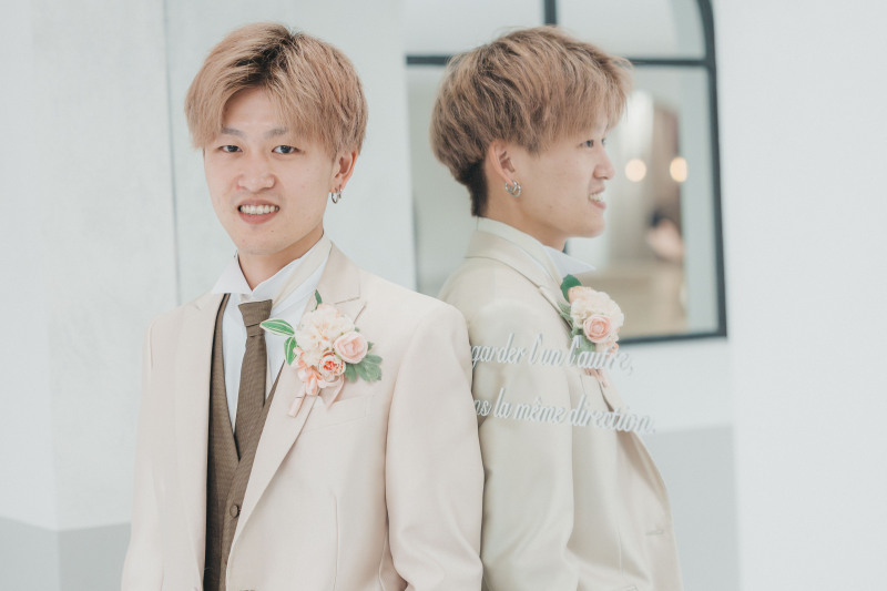 ご新郎様ソロショット!