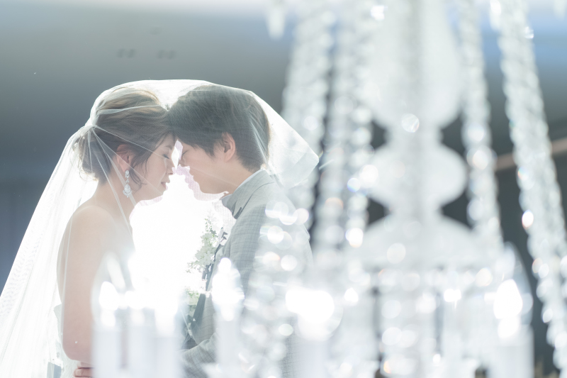 ベールを使ったショット