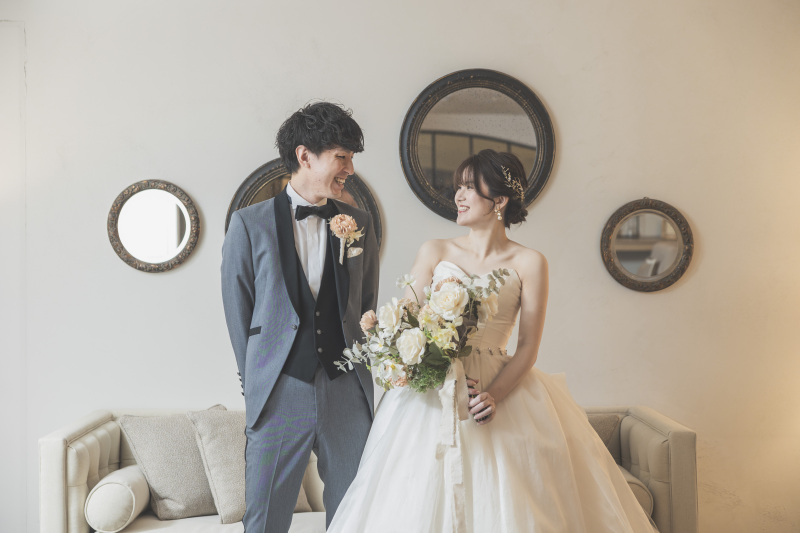 ご家族と一緒に挙式風*館内洋装プラン