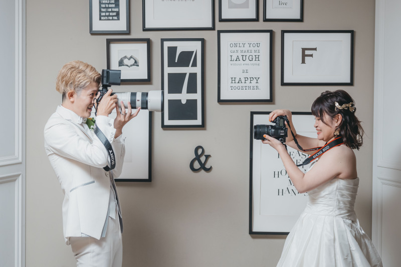 ～お互いを撮り合うおふたり～