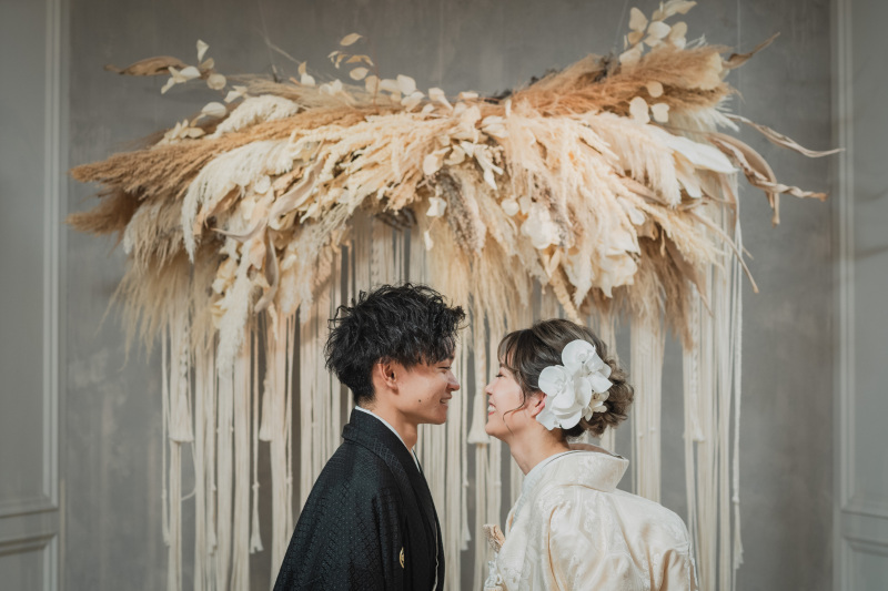 和装から撮影スタート