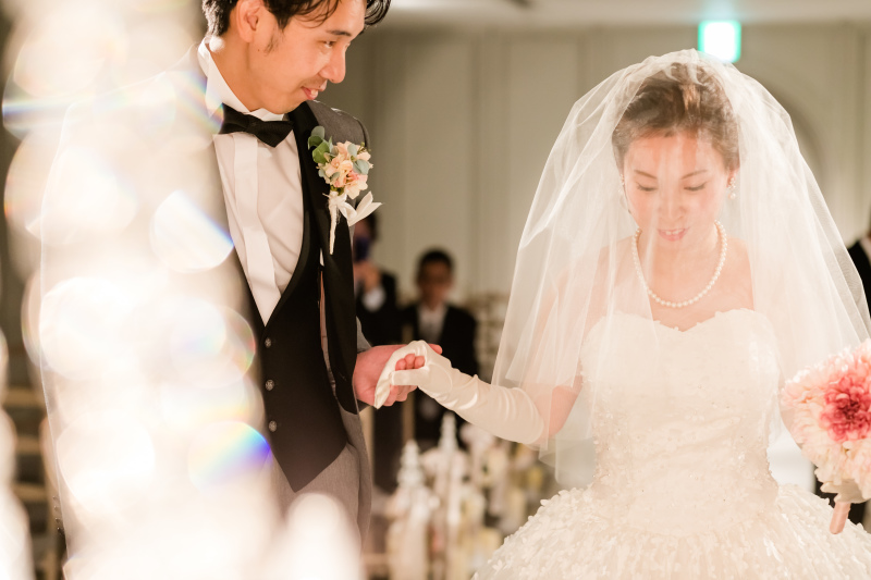 新郎様のエスコート