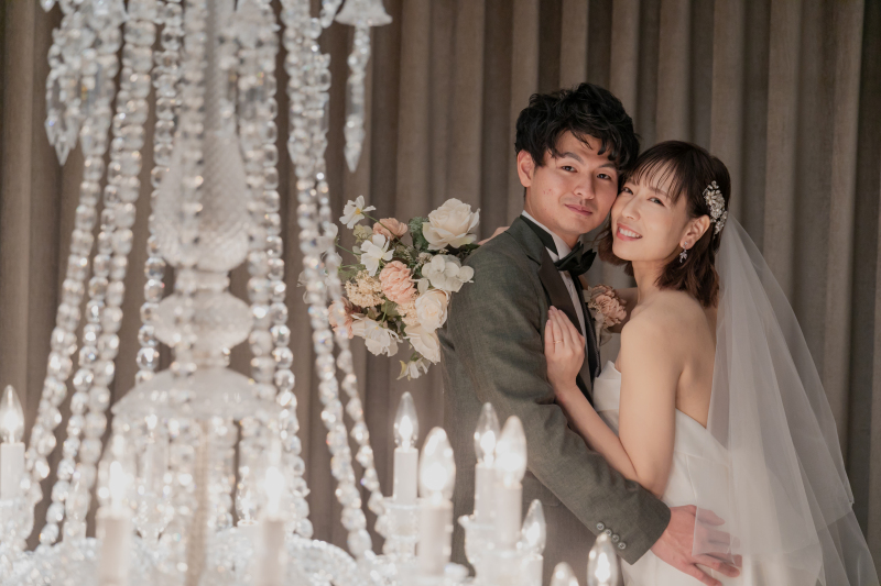 ギュッと寄り添って