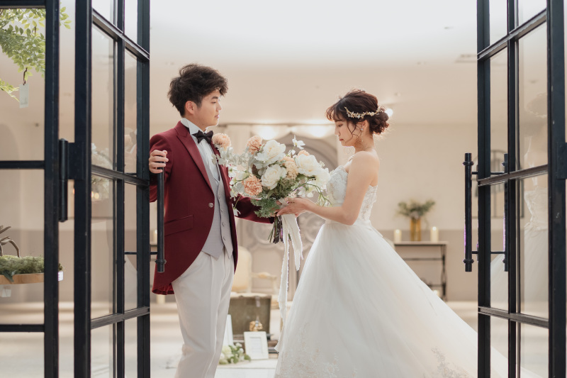 洋装に衣装チェンジ