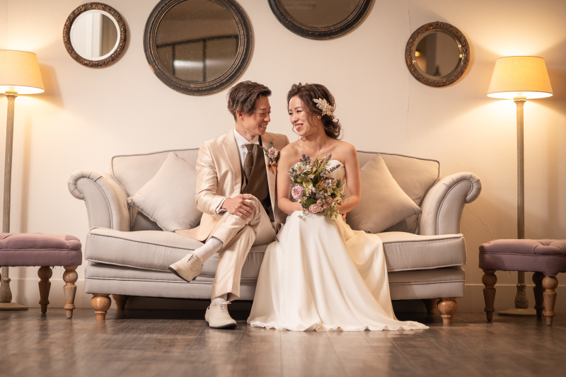 まずはフォトブースから撮影