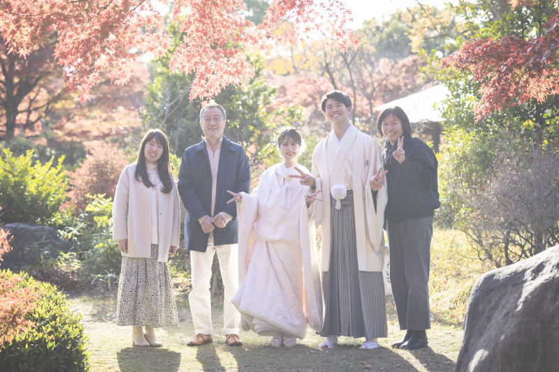 ご家族と集合カット