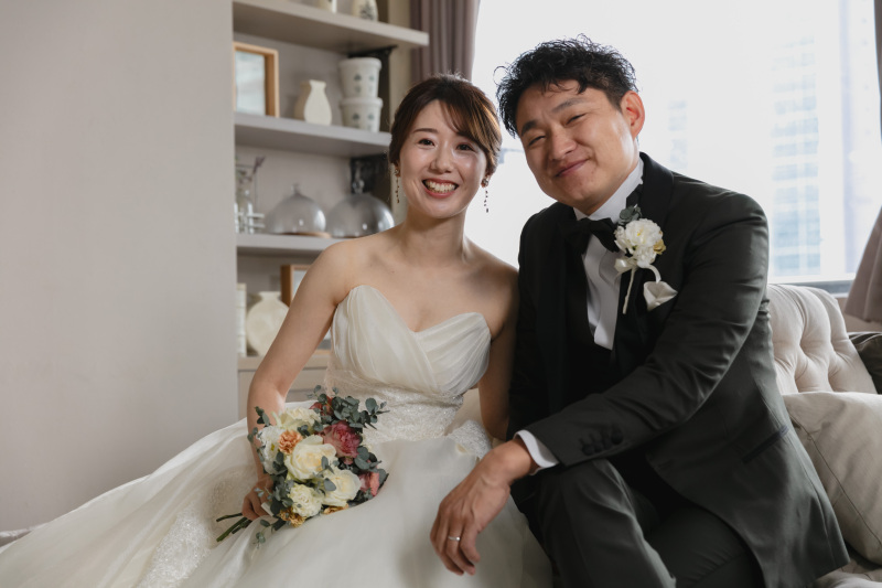 自然体のお二人を