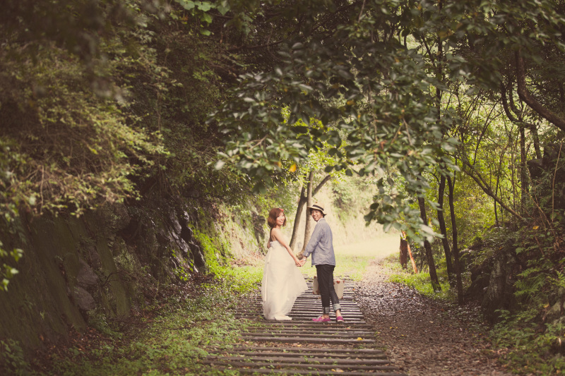 大自然の中でナチュラルショット