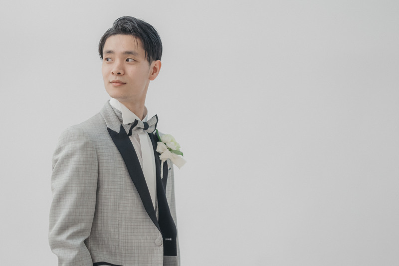 新郎様ソロショット!