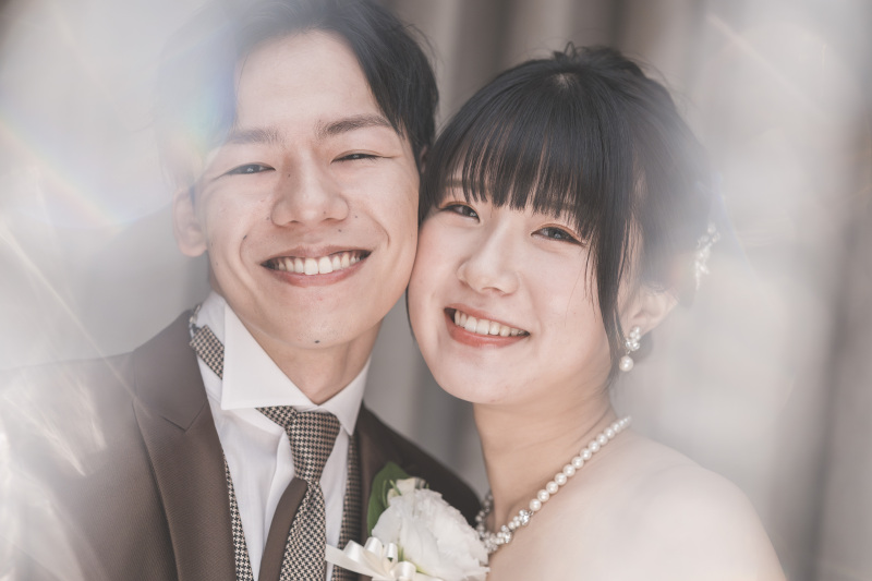 お顔をくっつけて