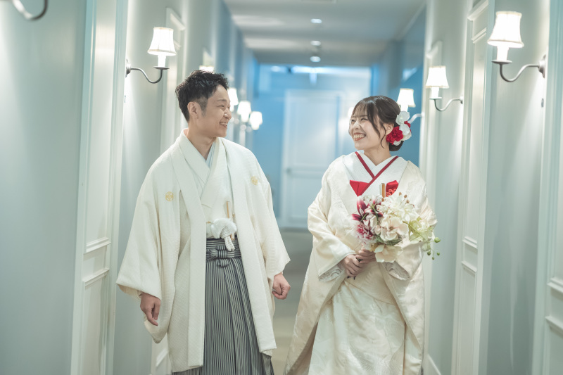 和装から撮影スタート♪