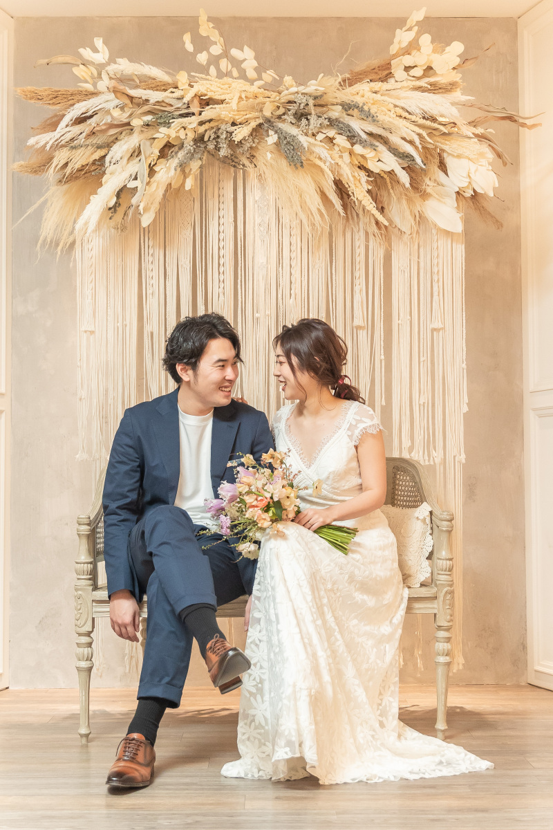 スタジオ撮影も付いてます