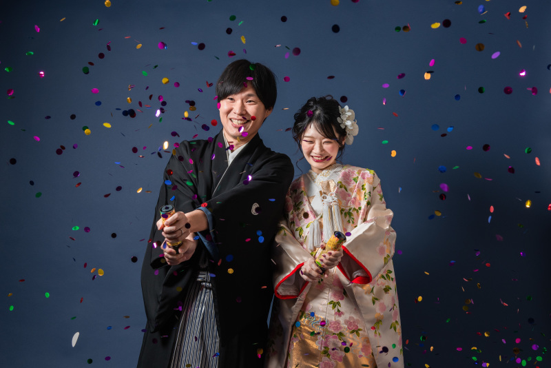 コンフェッティを使って♬