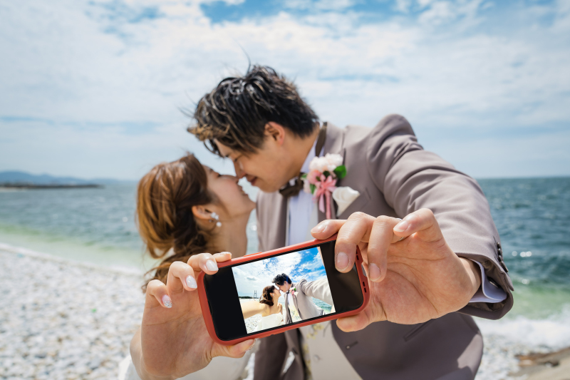 画面ごしショット