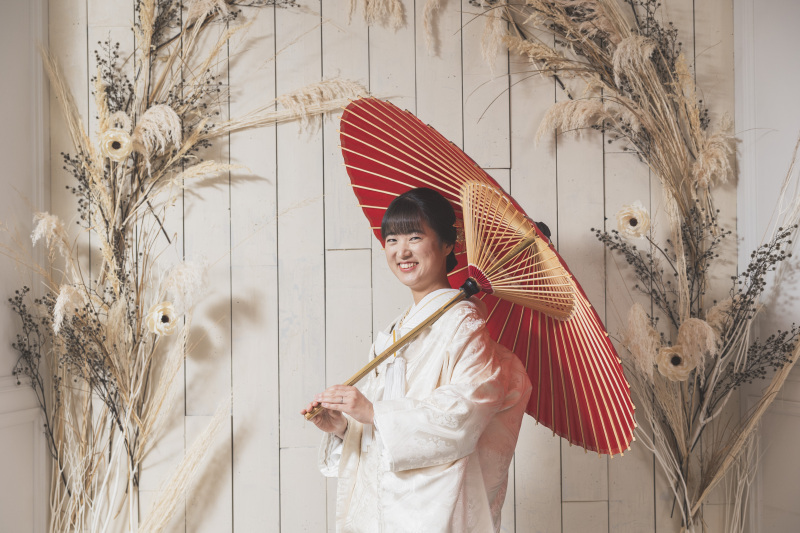 番傘でより華やかに