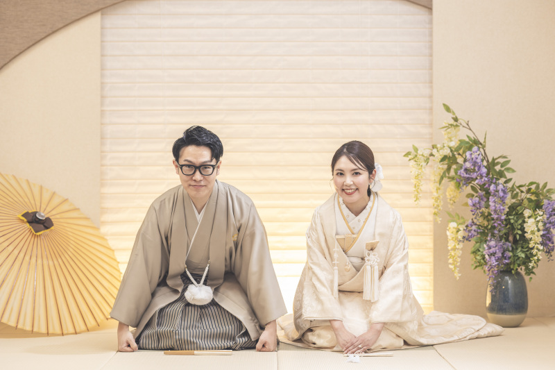 和装で定番の畳撮影*