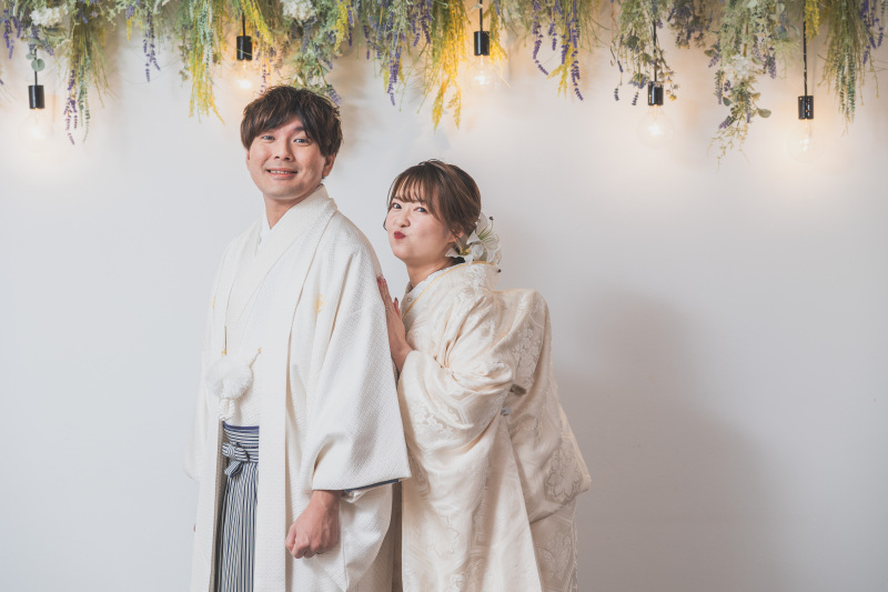 おふたりくっついて