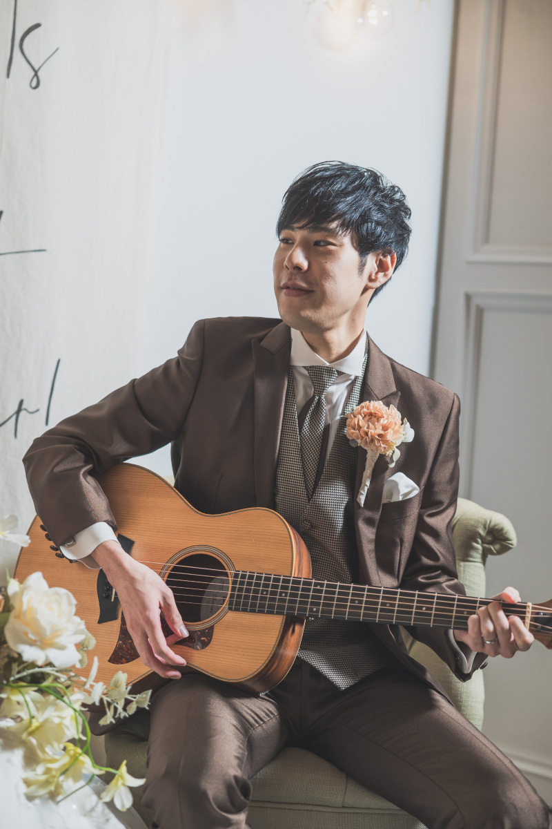 お気に入りのギターと♫