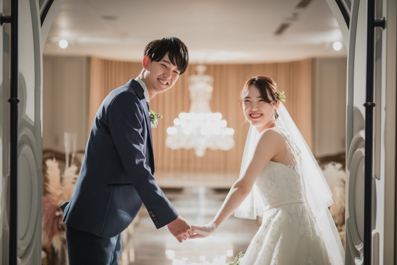 おふたりともにっこり笑顔で