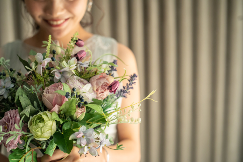 人気のクラッチブーケ