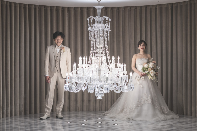 お二人とも並んで