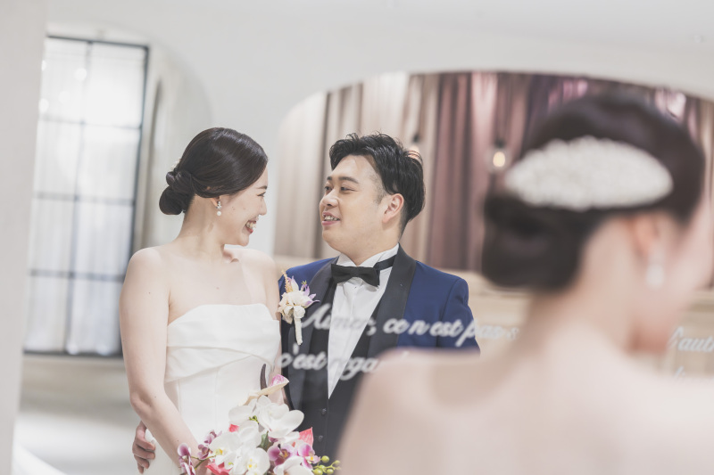 鏡前でのショット！！