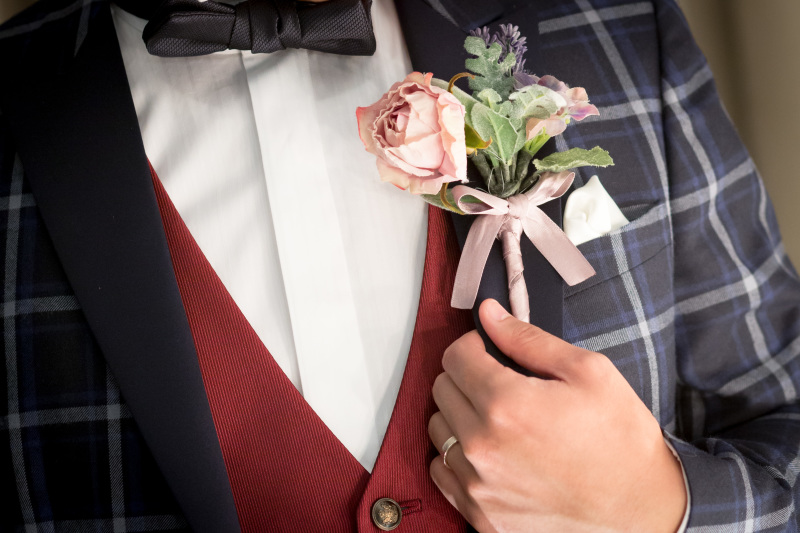 新郎様も主役です♪