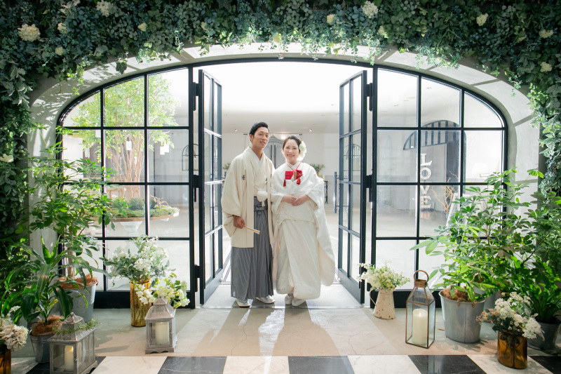 緑いっぱいのエントランス☆