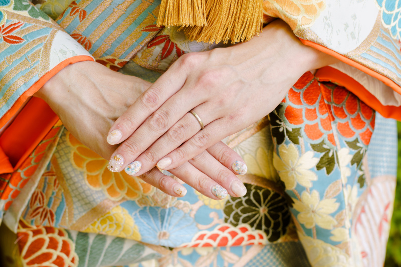 手元のショット