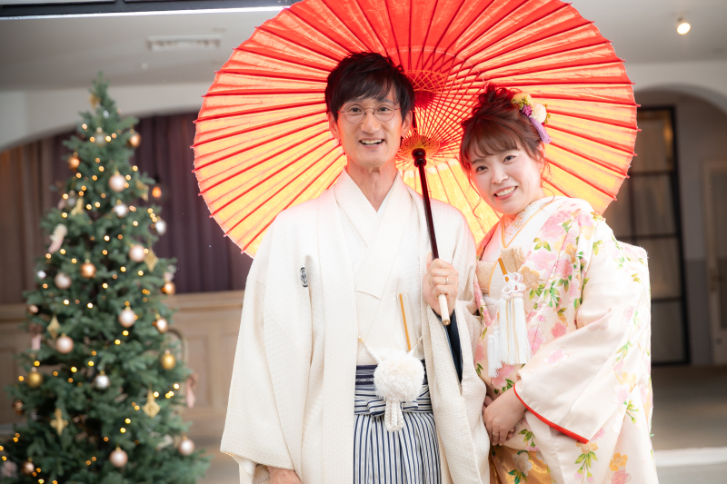 番傘を使って。。。