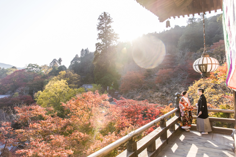 山々に囲まれて