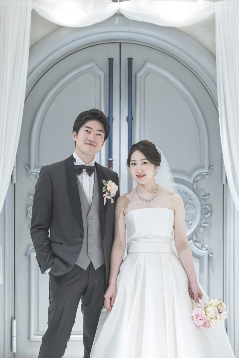 チャペルの扉前で♪