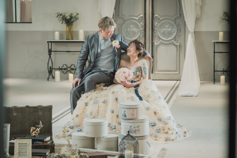 ふたりでひとつの椅子に