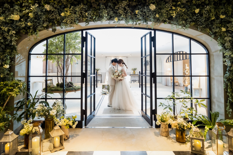 グリーンに囲まれて