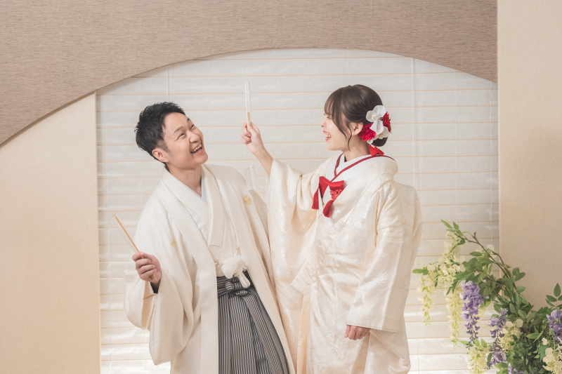 小物を使ってお2人らしく♡