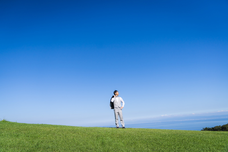 新郎様もソロショット!