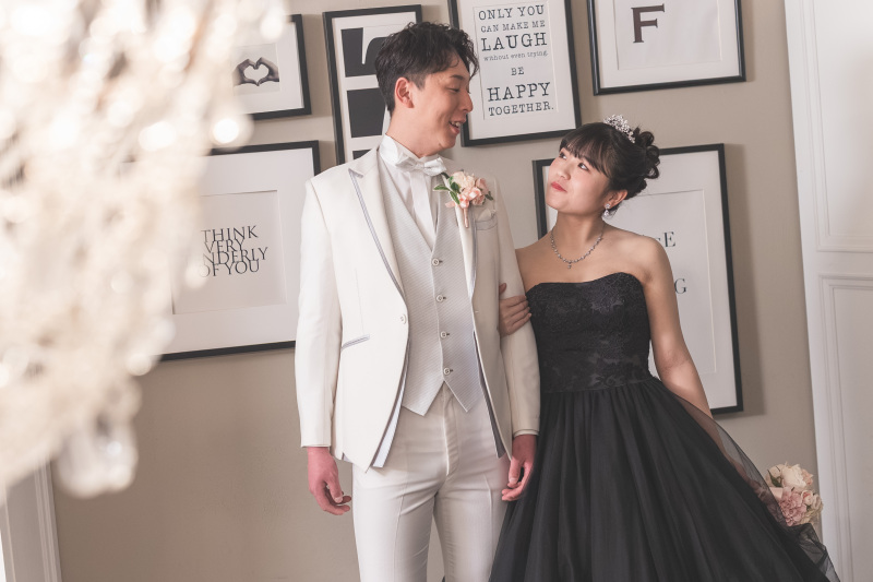 黒が際立つ空間