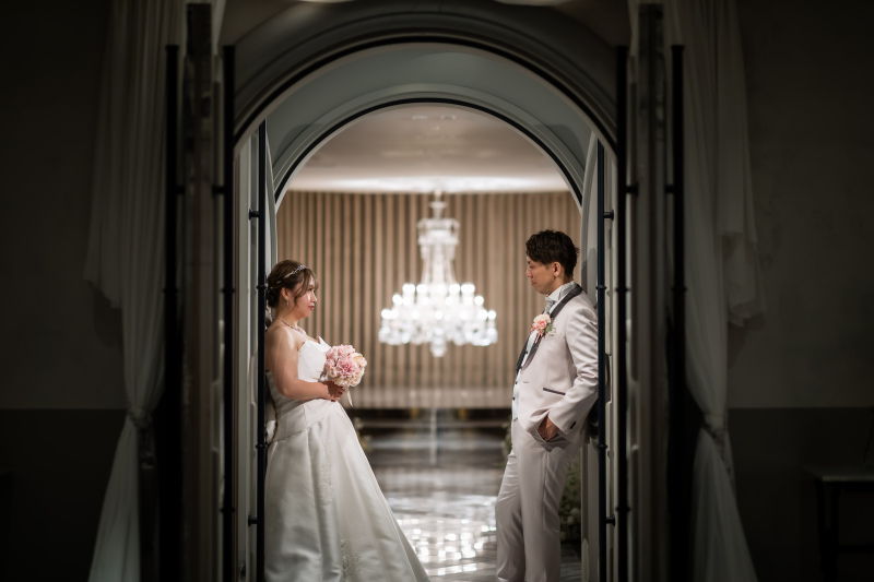 永遠を誓う場所で、撮影スタート♪