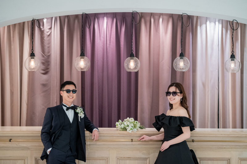 カウンターでのシーンチェンジ撮影