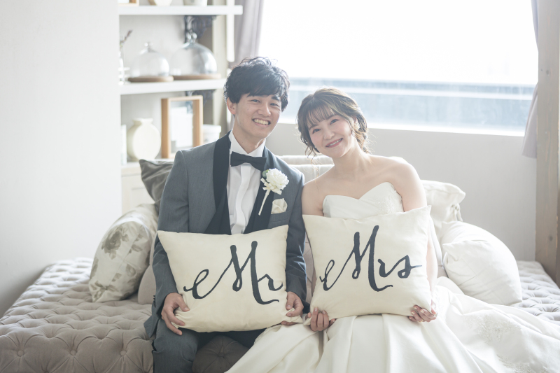 まずは2人きりで撮影スタート♪