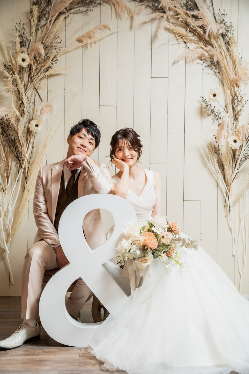 ドライフラワーブースにて