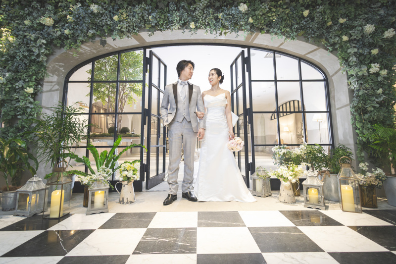 グリーンに囲まれて