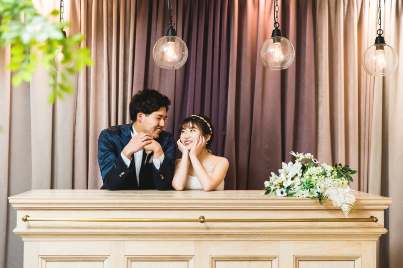 見つめ合いショット