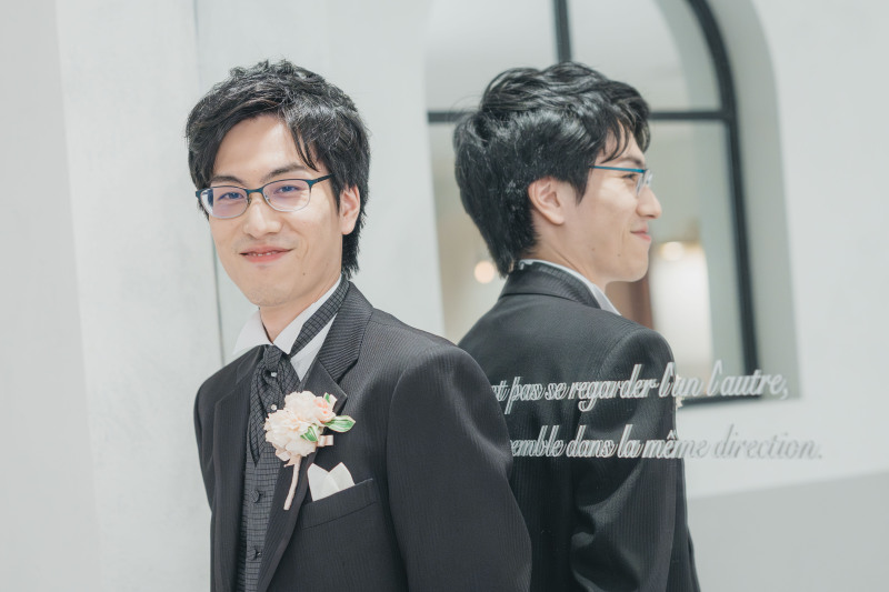 新郎様のソロショット