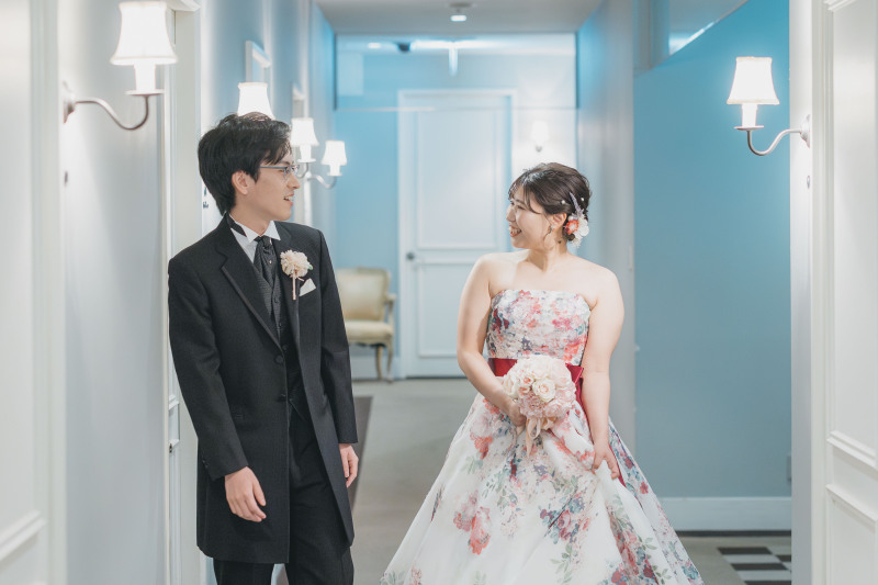 仲良くお話ししながら撮影スタート!